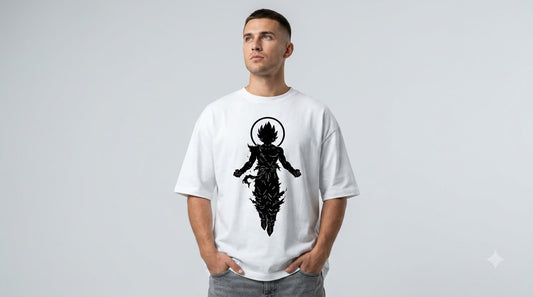 Shadow Graphic Heavyweight Oversized Tee by AuraReiment