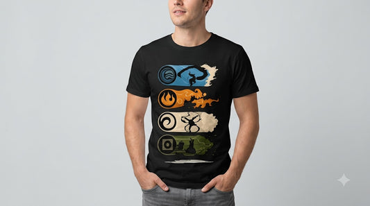 Four Elements Classic Crew Tee by AuraReiment