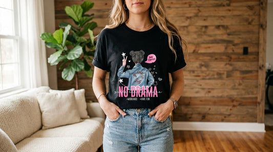 No Drama Urban Girl Graphic Tee by AuraReiment
