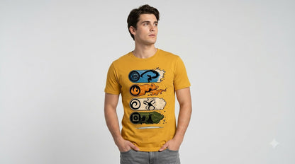 Four Elements Classic Crew Tee by AuraReiment