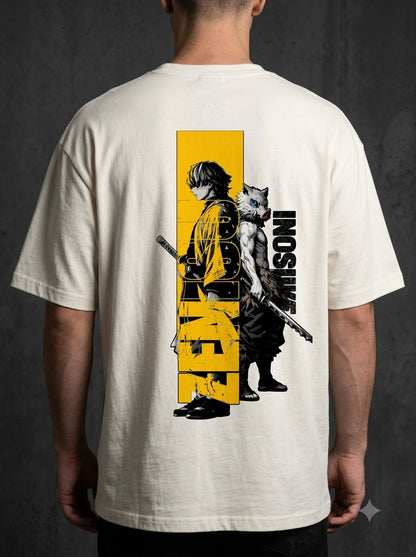 "Thunder Breathing" Graphic Oversized Tee by AuraReiment