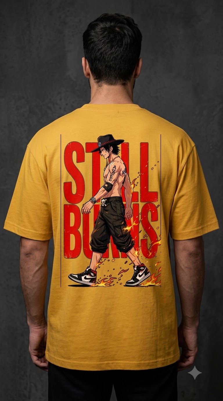 Streetwear Heavyweight Anime Graphic Oversized Tee