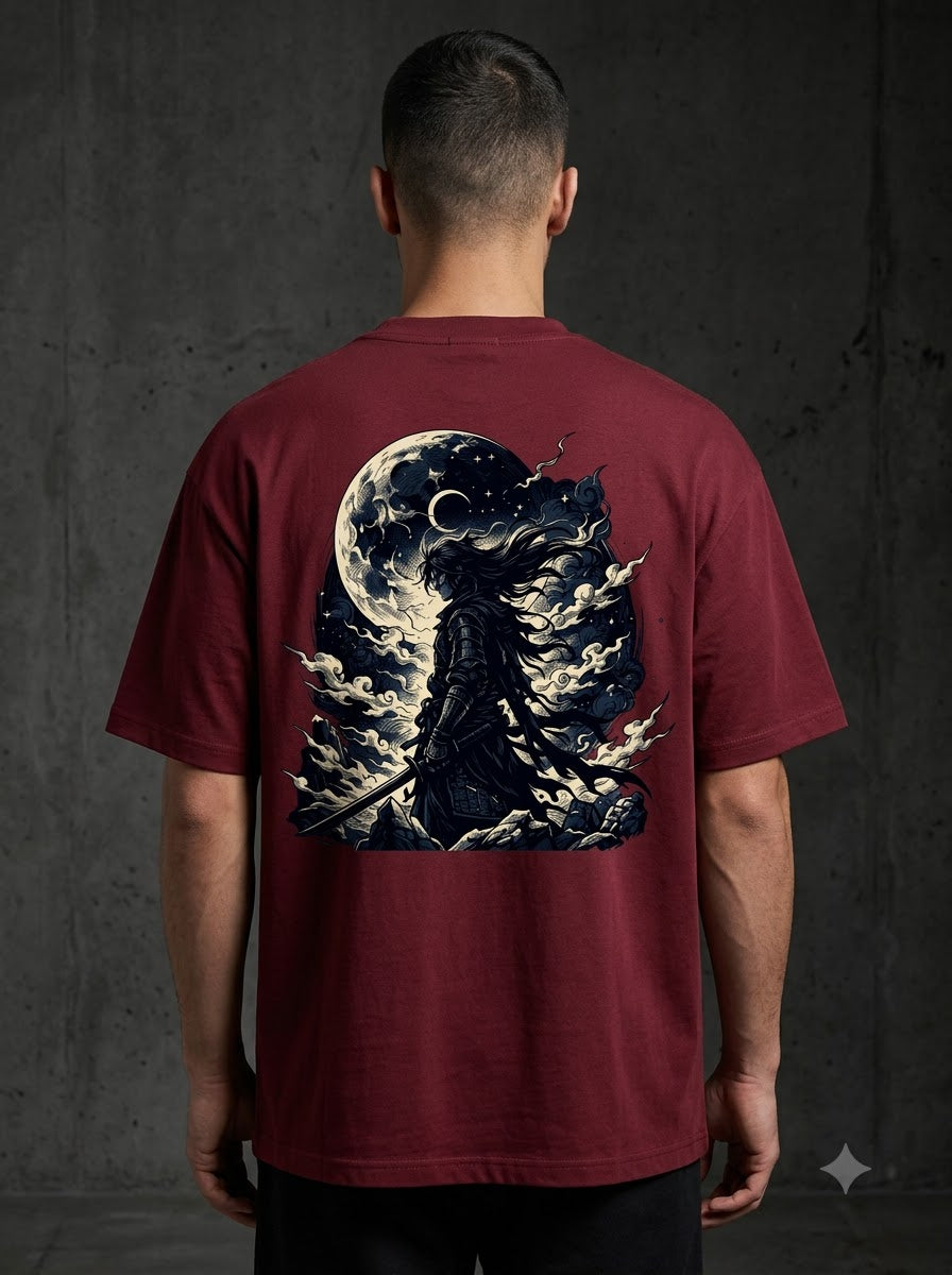Shadow Monarch Anime Graphic Oversized Tee