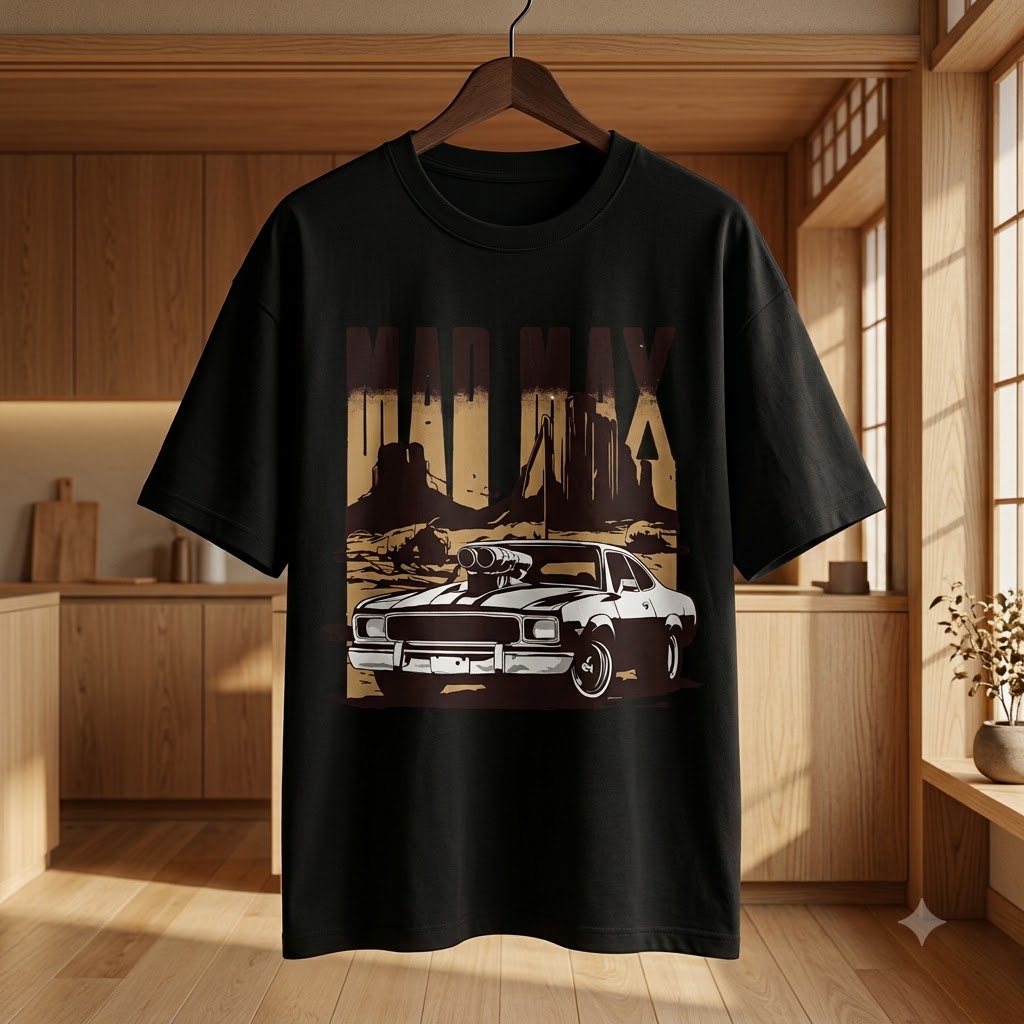 "Mad Max" Desert Racer Oversized Graphic Tee