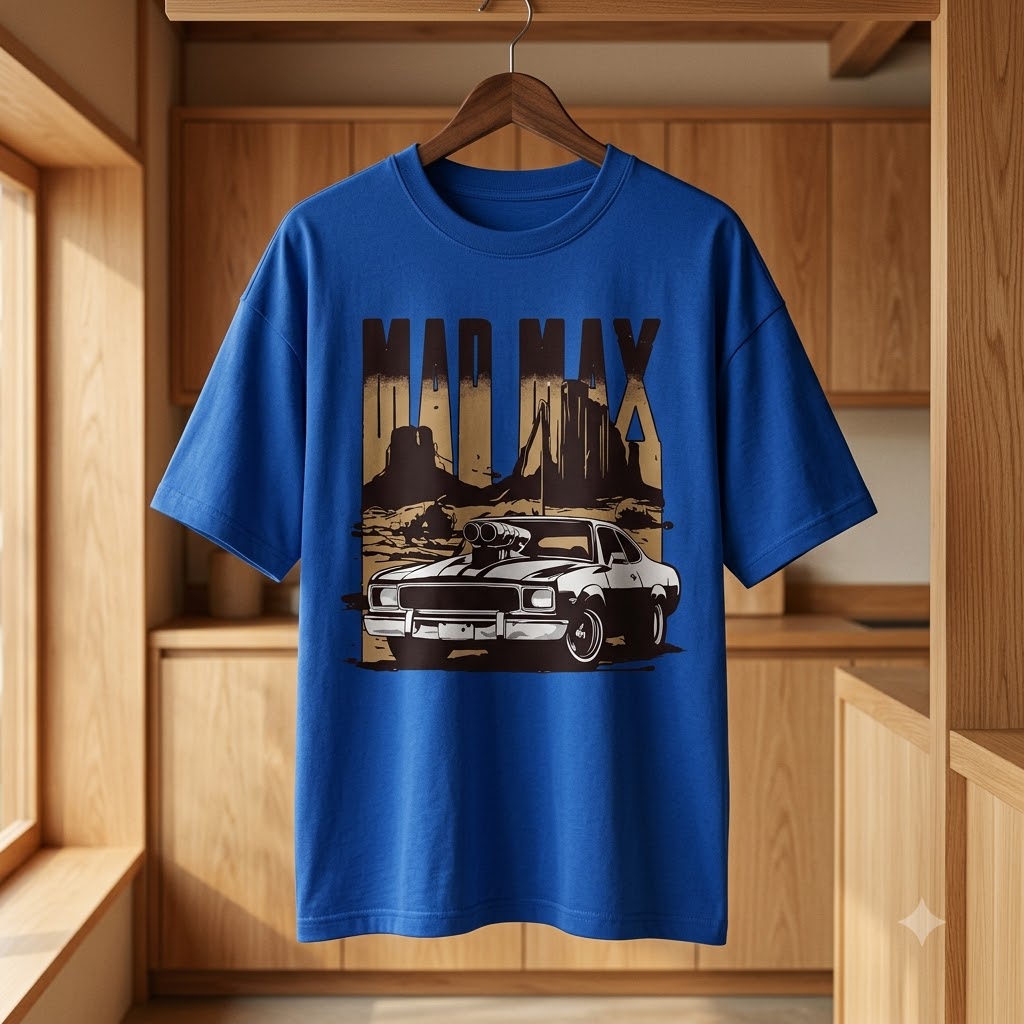 "Mad Max" Desert Racer Oversized Graphic Tee