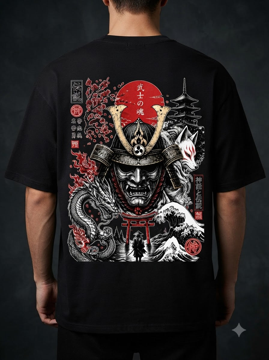 "King of Curses" Anime Graphic Oversized Tee by AuraReiment