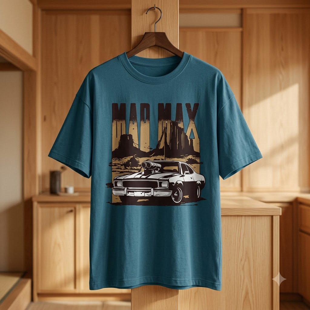 "Mad Max" Desert Racer Oversized Graphic Tee