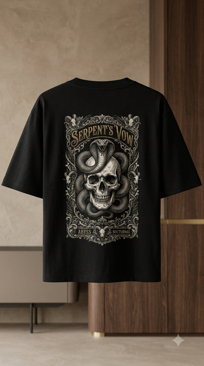 Serpent Crest Heavyweight Graphic Tee by AuraReiment
