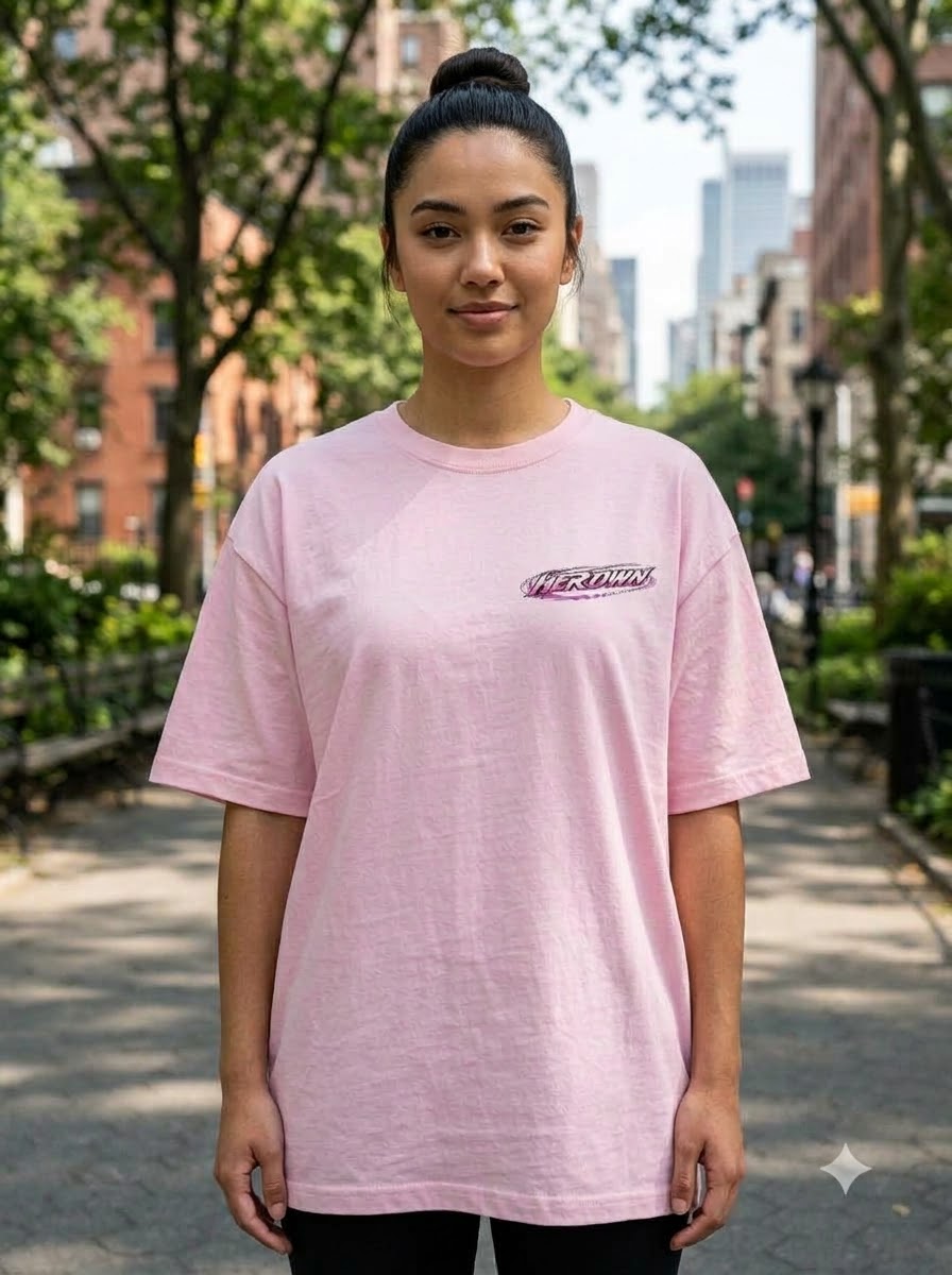 "Her Own Orbit" Oversized Graphic T-Shirt