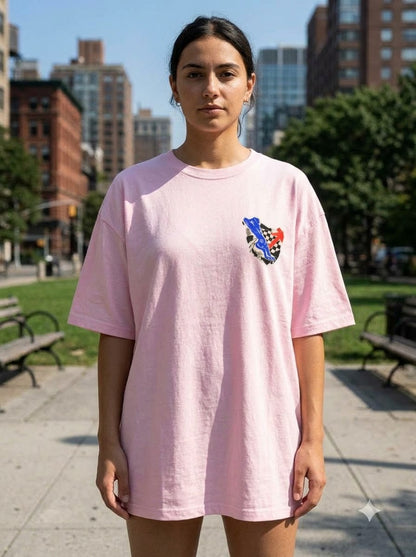 "Take Up Space" Oversized Graphic Tee