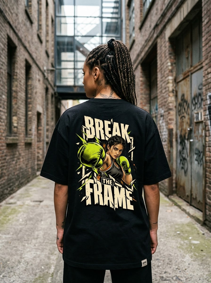 "Break The Frame" Oversized Graphic Tee