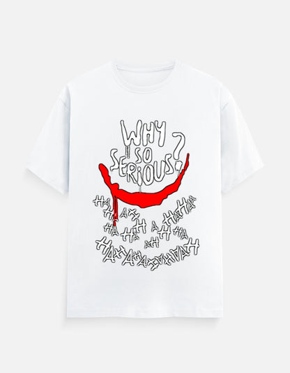 "Why So Serious?" Graphic Classic Crew Tee