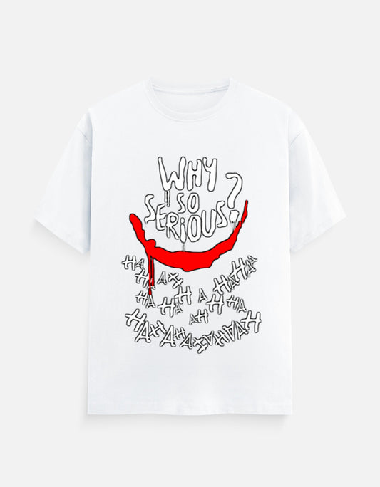 "Why So Serious?" Graphic Classic Crew Tee