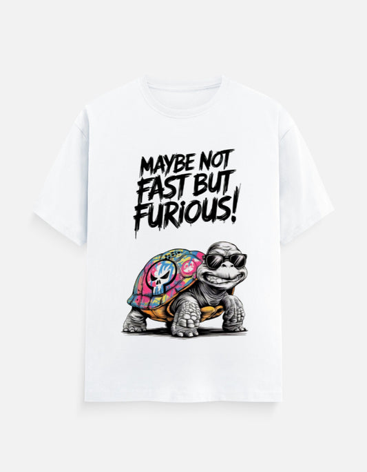 "Maybe Not Fast But Furious" Classic Crew Tee