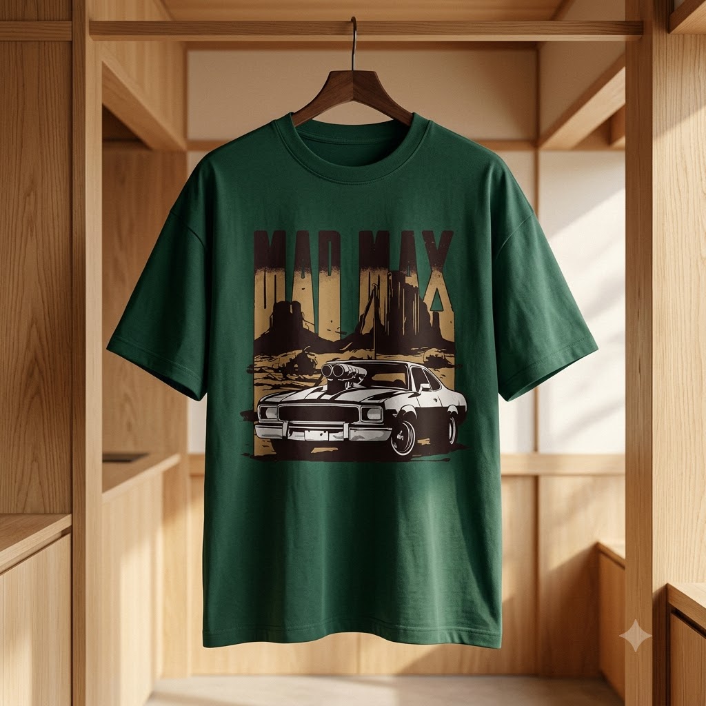 "Mad Max" Desert Racer Oversized Graphic Tee