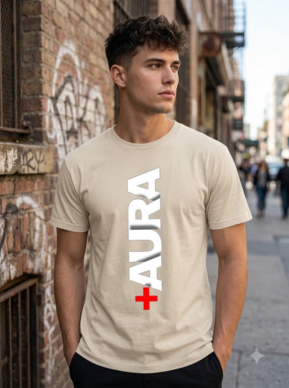 "AURA" Graphic Streetwear Unisex Crew Tee by AuraReiment