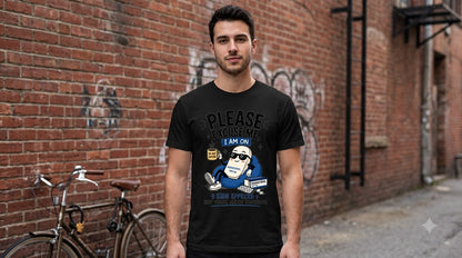 "Please Excuse Me" Paracetamol Graphic Unisex Oversized Tee by AuraReiment