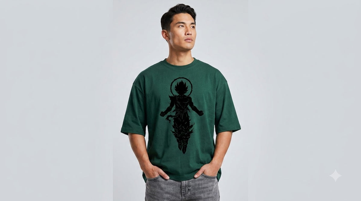Shadow Graphic Heavyweight Oversized Tee by AuraReiment