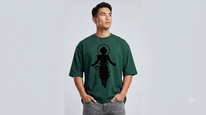Shadow Graphic Heavyweight Oversized Tee by AuraReiment