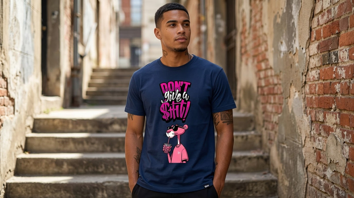 The "Don't Give A Sh!t" Classic Crew Tee by AuraReiment