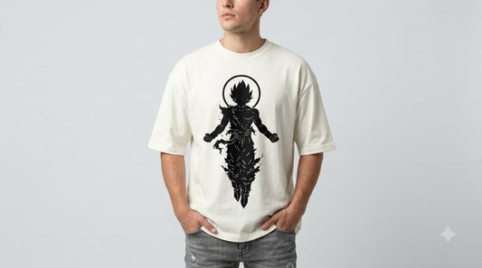 Shadow Graphic Heavyweight Oversized Tee by AuraReiment