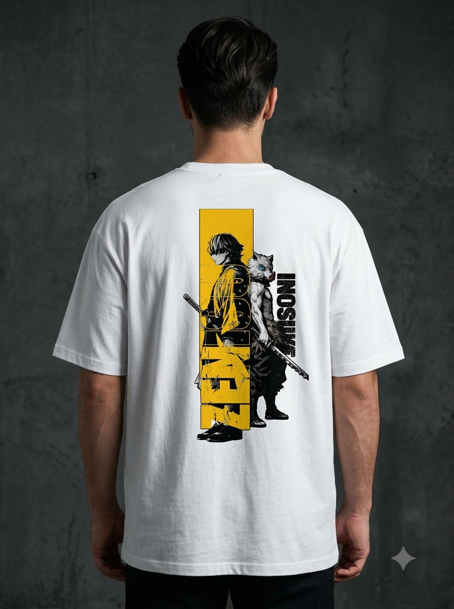 "Thunder Breathing" Graphic Oversized Tee by AuraReiment