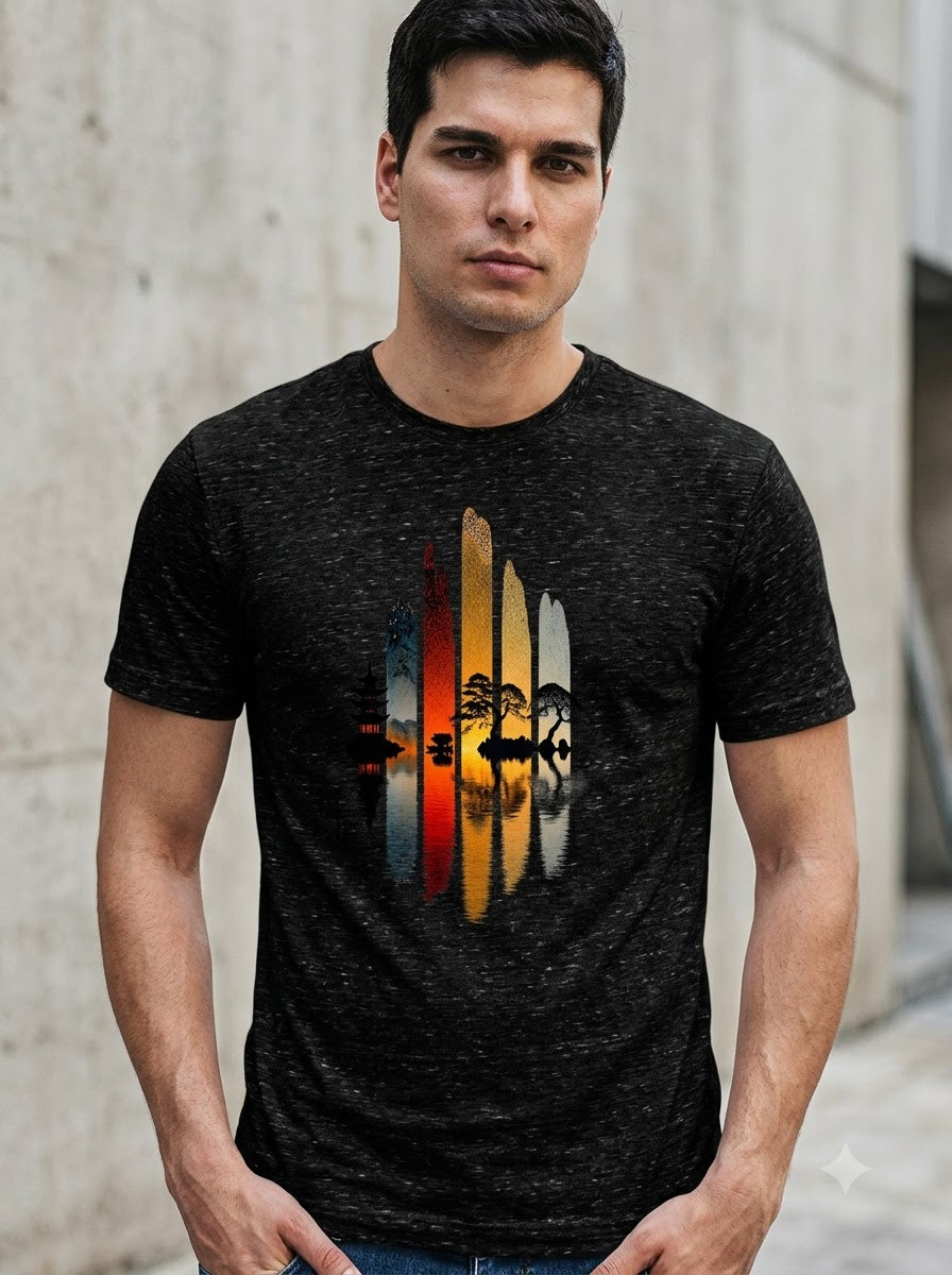 Vibe-Focused: Soul & Mindset Nature Reflection Tee by AuraReiment