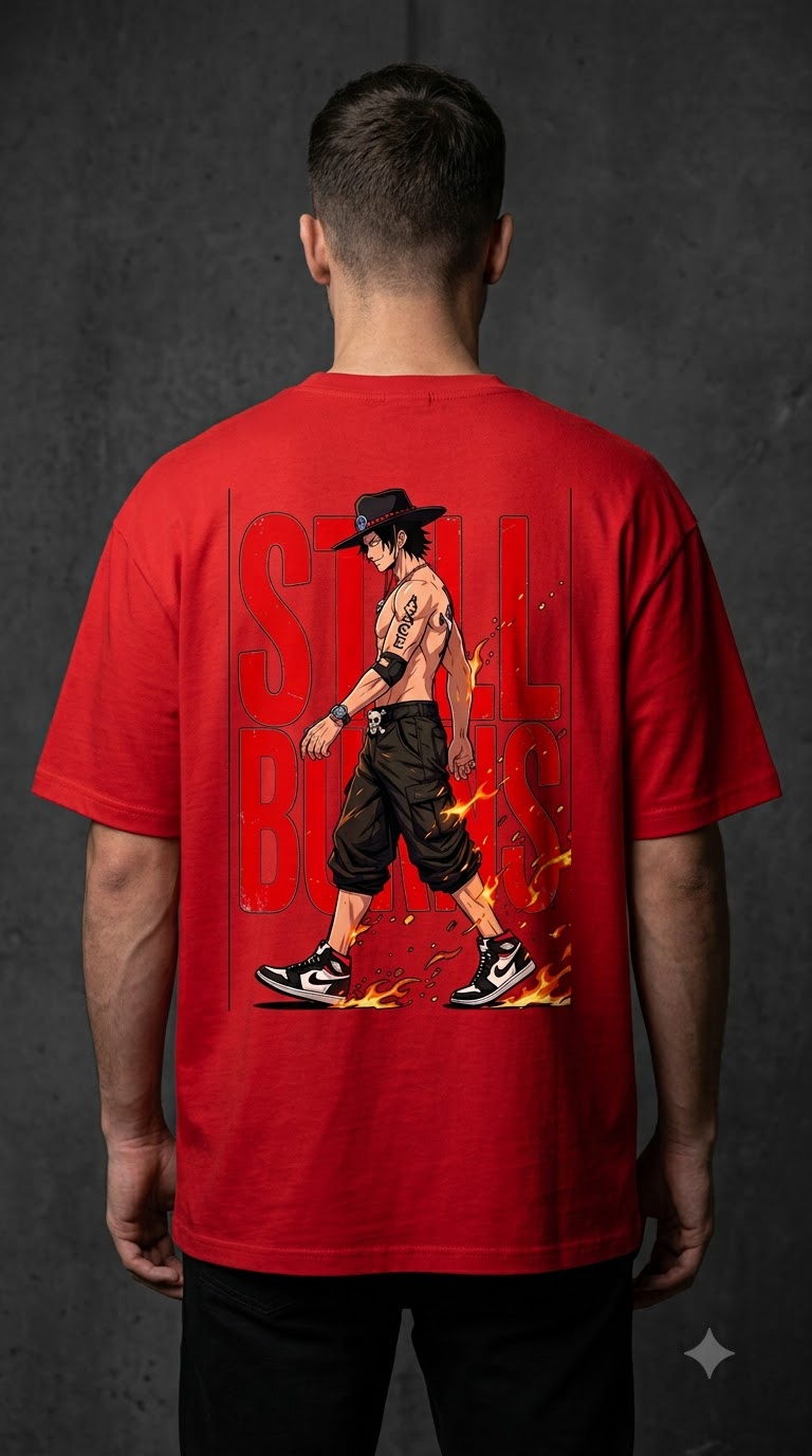 Streetwear Heavyweight Anime Graphic Oversized Tee