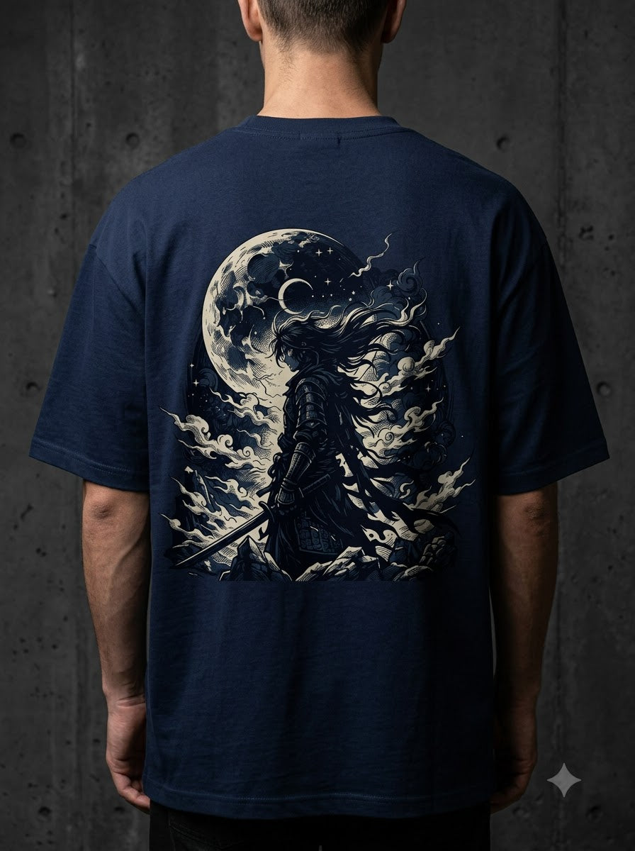 Shadow Monarch Anime Graphic Oversized Tee