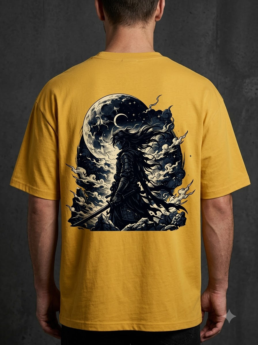 Shadow Monarch Anime Graphic Oversized Tee