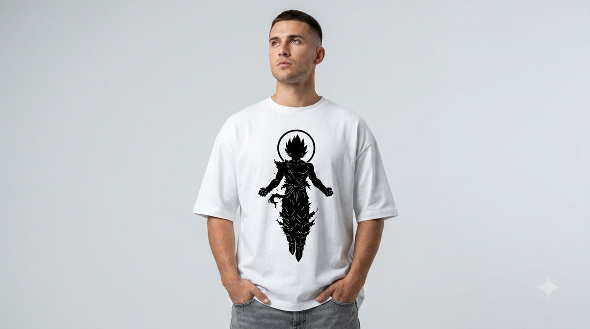 Shadow Graphic Heavyweight Oversized Tee by AuraReiment