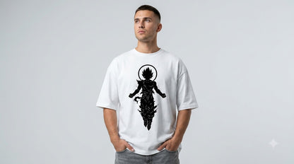 Shadow Graphic Heavyweight Oversized Tee by AuraReiment