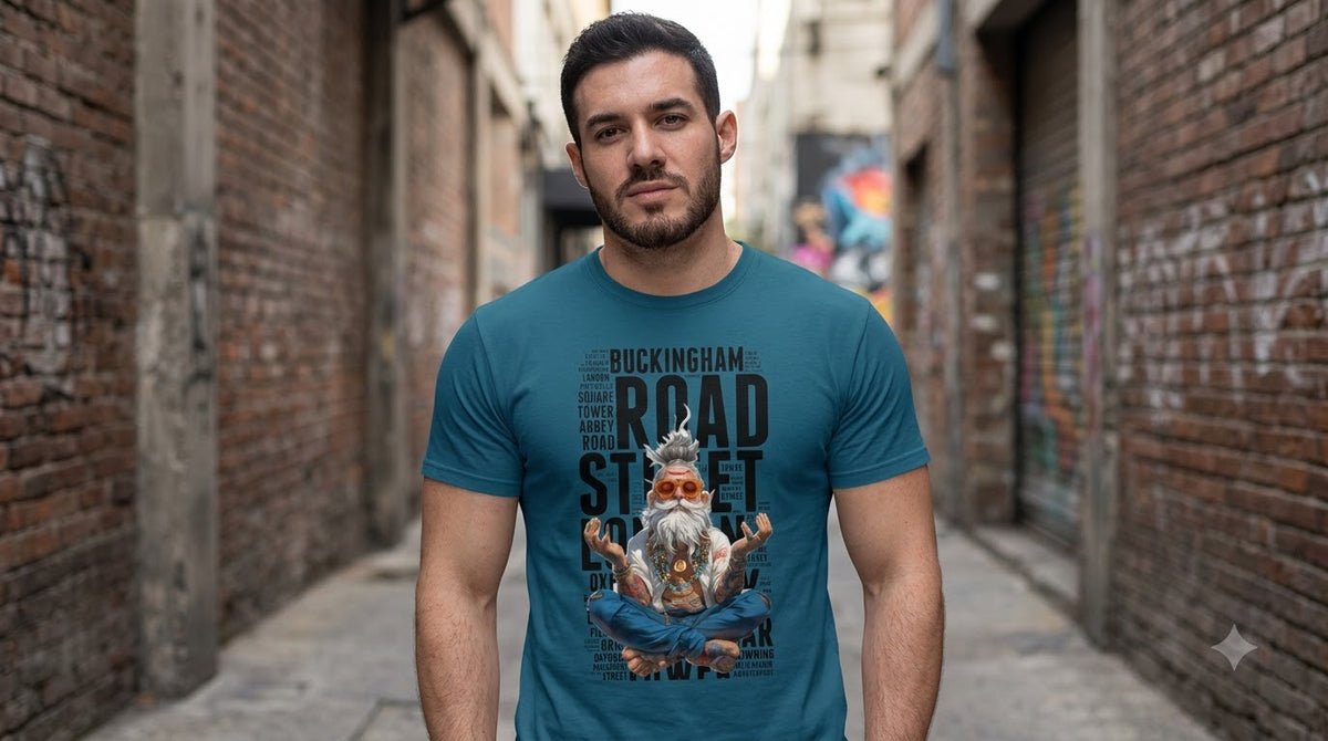 Buckingham Road Street Graphic Classic Crew Tee by AuraReiment