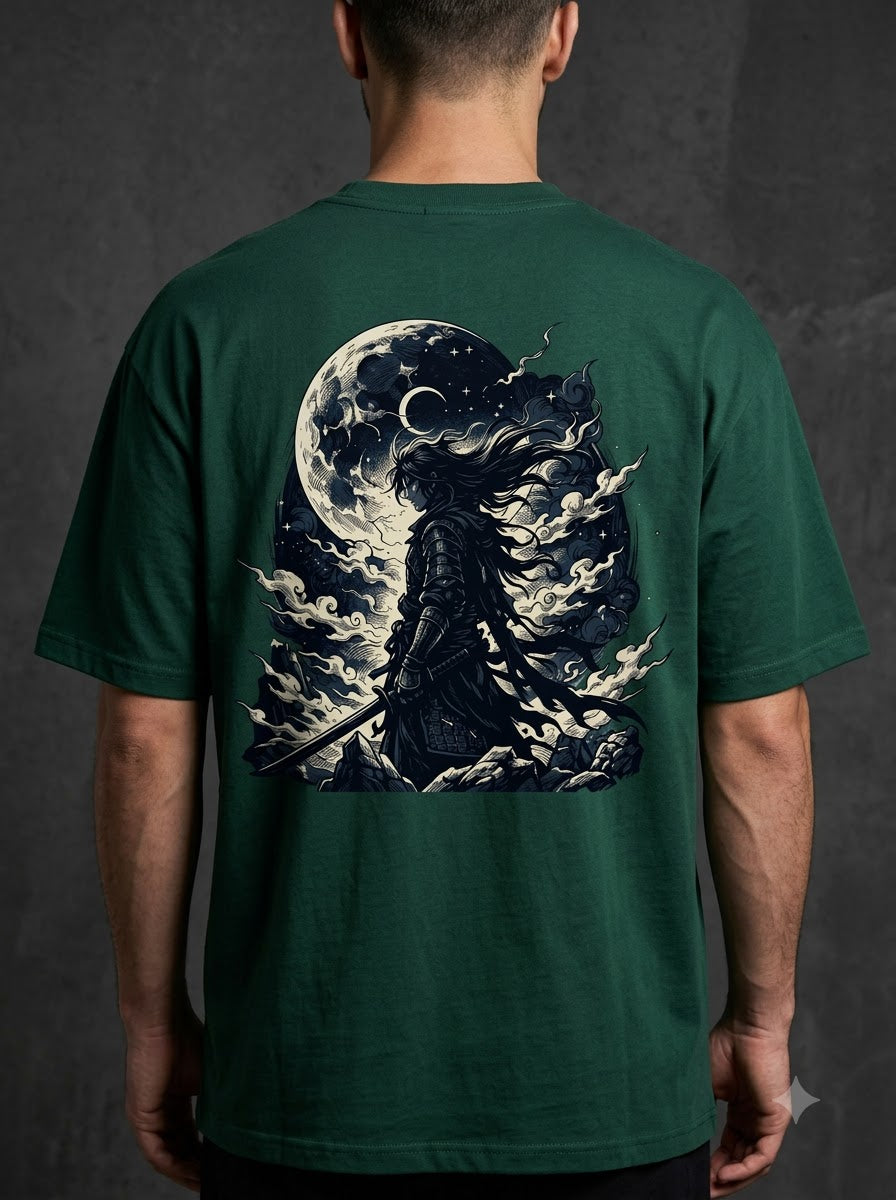 Shadow Monarch Anime Graphic Oversized Tee