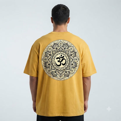 Mystic Om & Mandala Graphic Tee by AuraReiment