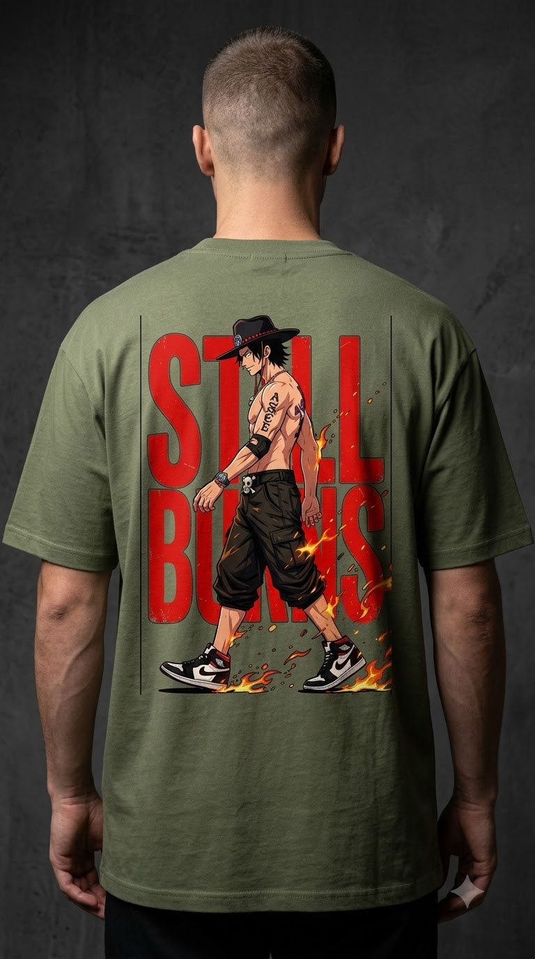 Streetwear Heavyweight Anime Graphic Oversized Tee