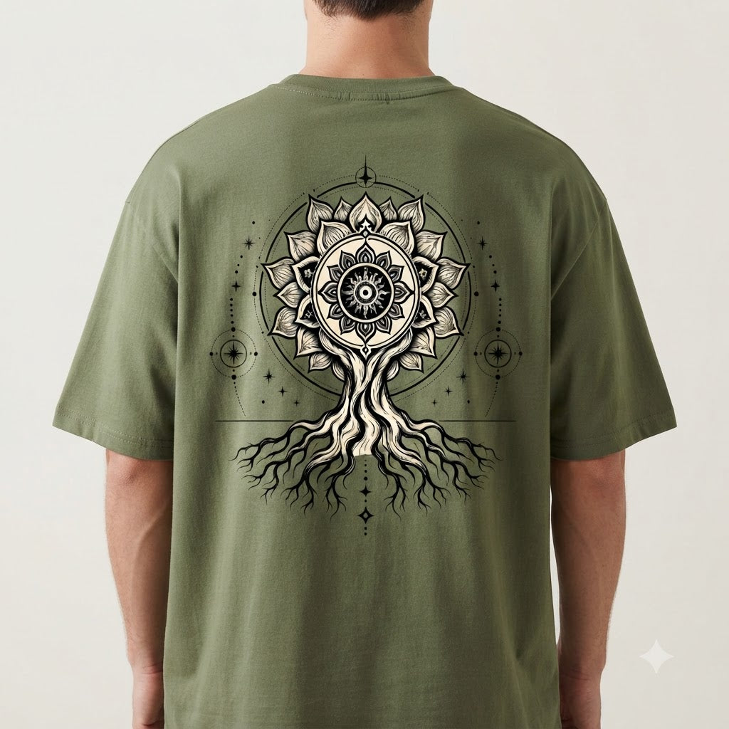"Tree of Life" Oversized Graphic Tee