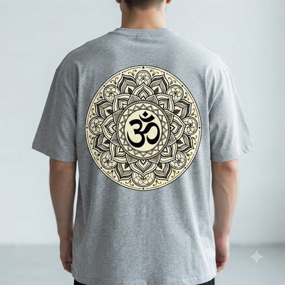 Mystic Om & Mandala Graphic Tee by AuraReiment