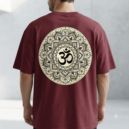 Mystic Om & Mandala Graphic Tee by AuraReiment