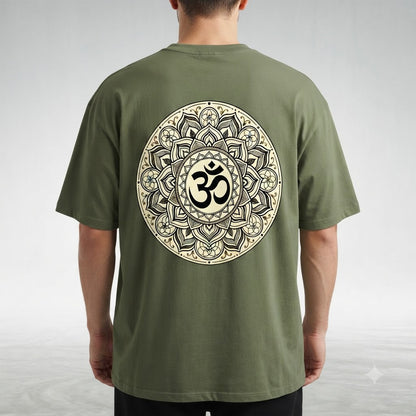 Mystic Om & Mandala Graphic Tee by AuraReiment