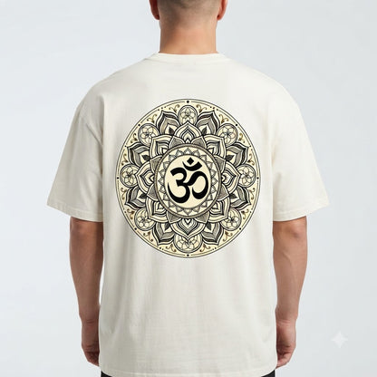 Mystic Om & Mandala Graphic Tee by AuraReiment