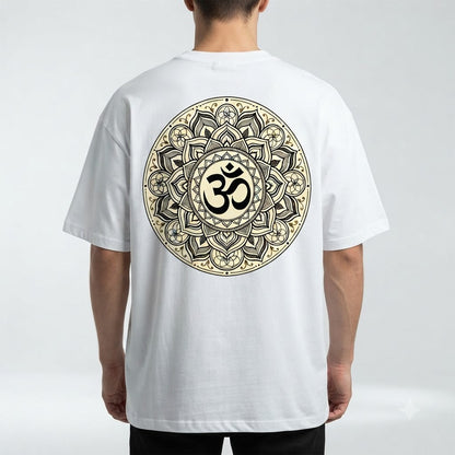 Mystic Om & Mandala Graphic Tee by AuraReiment