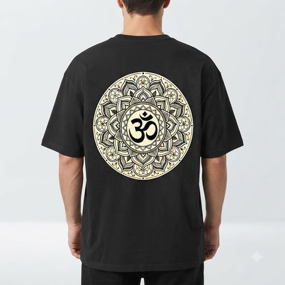 Mystic Om & Mandala Graphic Tee by AuraReiment