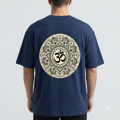 Mystic Om & Mandala Graphic Tee by AuraReiment