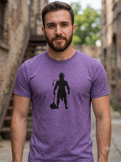 Divine Strength Hanuman Minimalist Print Tee by AuraReiment