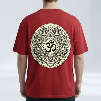 Mystic Om & Mandala Graphic Tee by AuraReiment