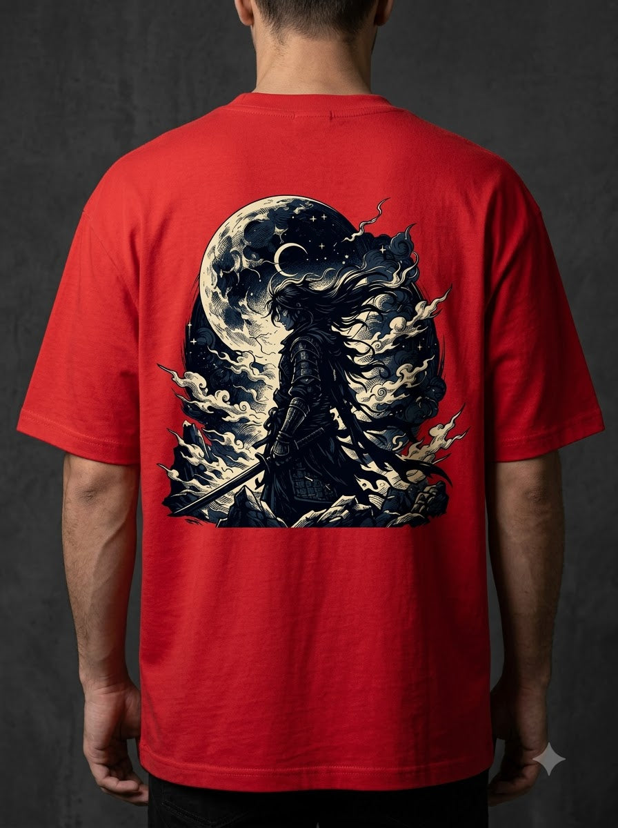 Shadow Monarch Anime Graphic Oversized Tee