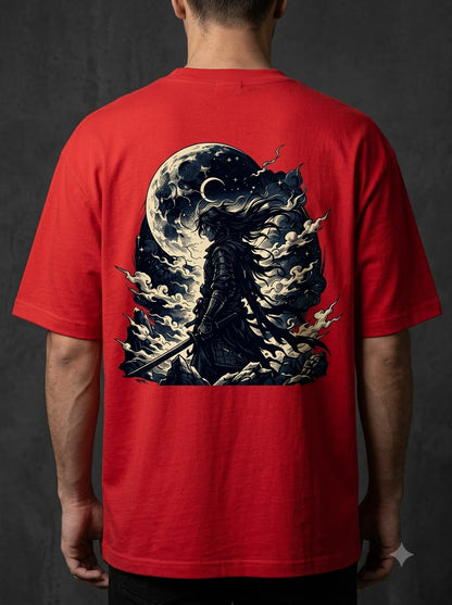Shadow Monarch Anime Graphic Oversized Tee by AuraReiment