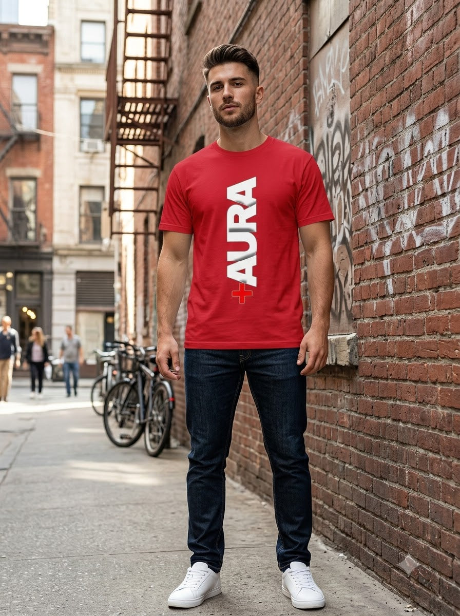 "AURA" Graphic Streetwear Unisex Crew Tee by AuraReiment