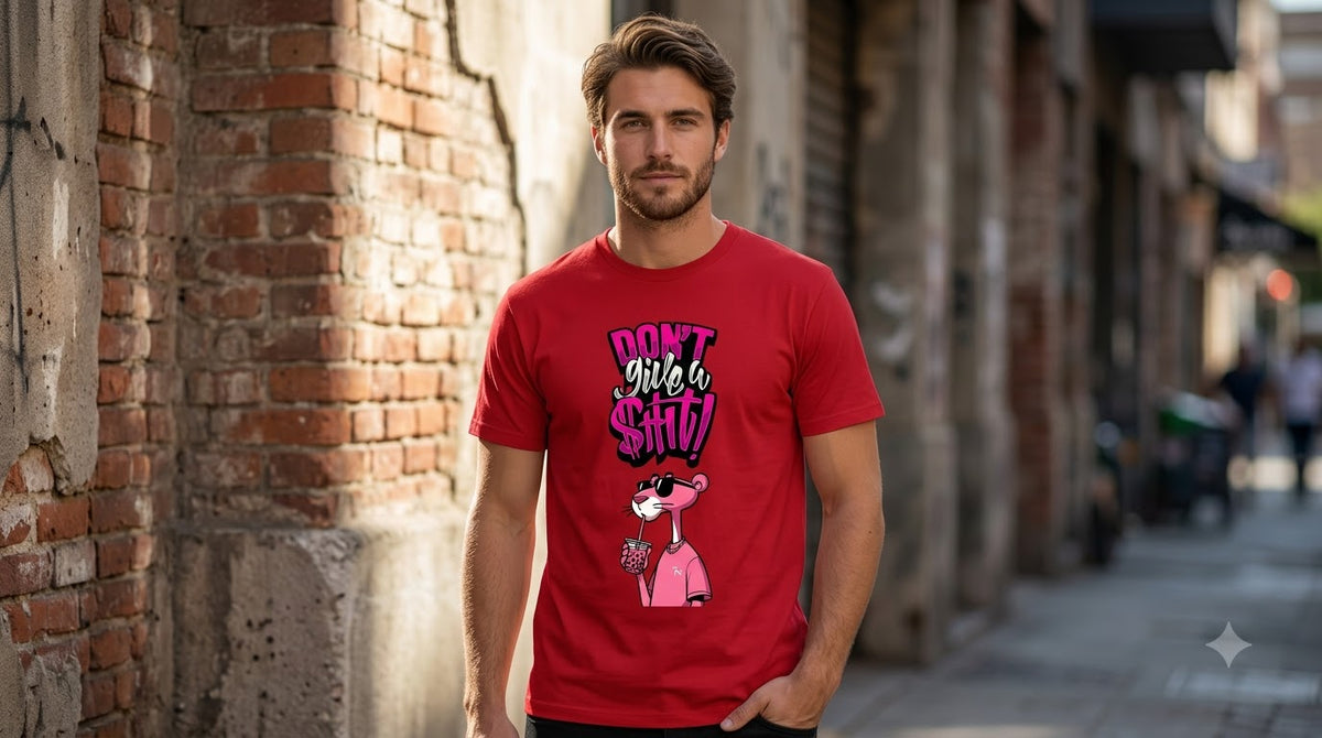 The "Don't Give A Sh!t" Classic Crew Tee by AuraReiment